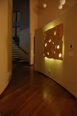 Custom Made Plywood Wall Lamp