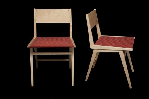 Custom Made K Chair: Danish Modern Dining Chair In Maple