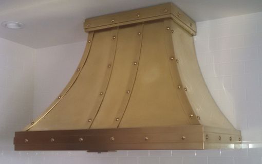 Custom Made Custom Brass Wall Kitchen Hood