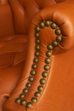 Custom Made Leather Chair