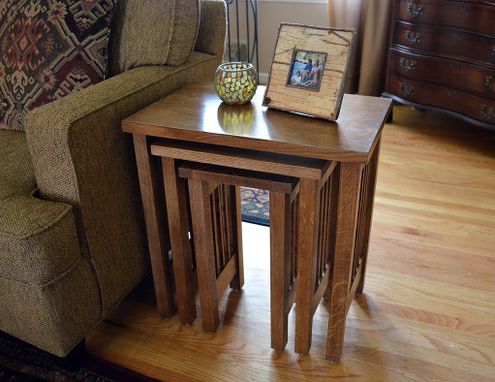 Custom Made Mission Nesting Tables
