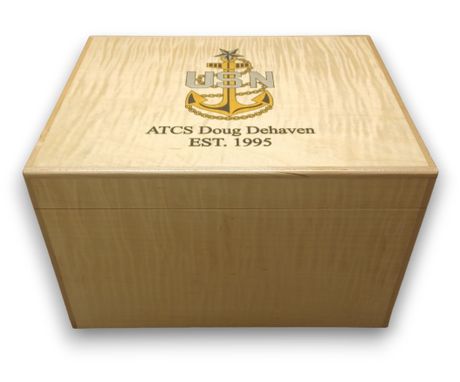 Custom Made 75 Count Custom Humidor Made In The U.S. Free Shipping And Engraving