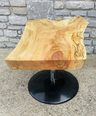 Custom Made Coffee Table, Live Edge Coffee Table, Modern Coffee Table, Spins 360