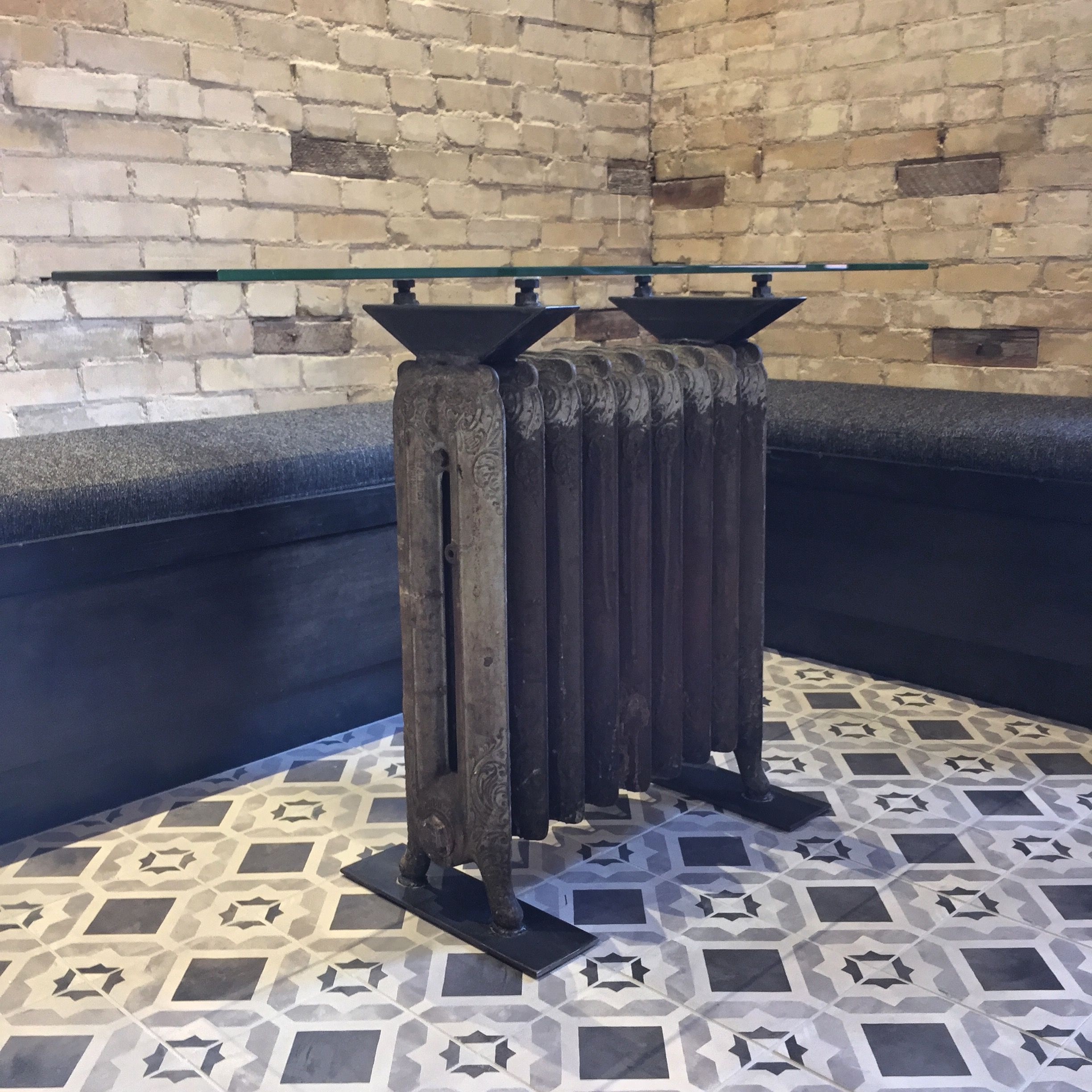 Custom Made Radiator Tables by Wanderlust Ironworks