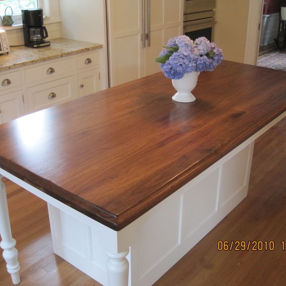 Hand Made Walnut Island Top by Craft-Art Direct | CustomMade.com