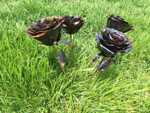 Custom Made Forever Roses - Hand-Forged Metal Roses