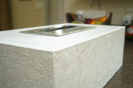 Custom Made Concrete Table Top Fire Box