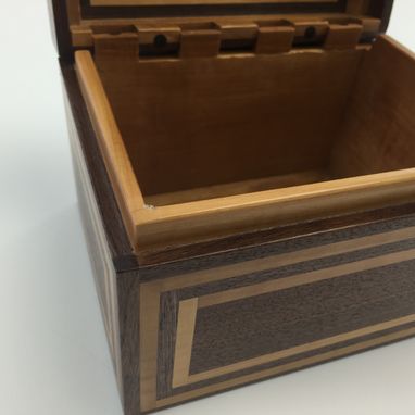 Custom Made Black Walnut And Bradford Pear Recipe Box