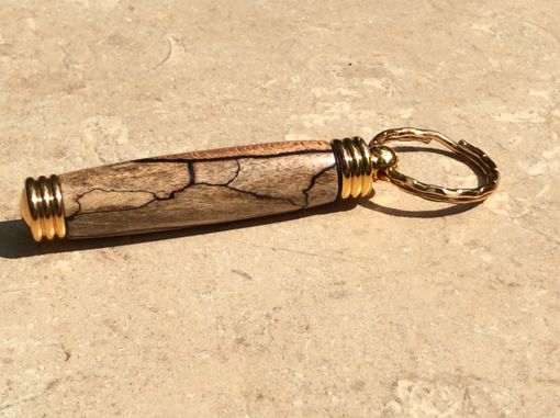 Custom Made Beautiful Spalted Maple Keychains