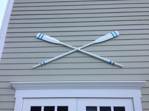 Custom Made Custom Painted Antique Oars