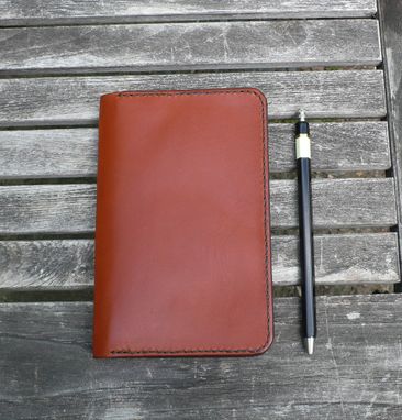Custom Made Garny - Field Notes  Basic Leather Cover - Chestnut Brown