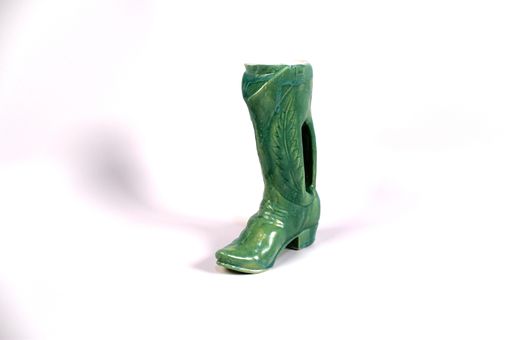 Custom Made Ceramic Cowboy Boot Stein