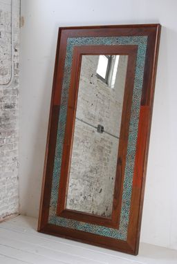 Custom Made Wood / Leather Mirrors