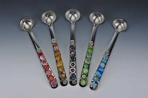 Custom Made Hand Beaded Mini Olive Ladle