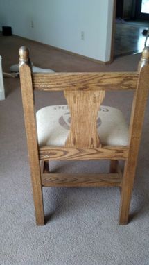 Custom Made Oak Chair