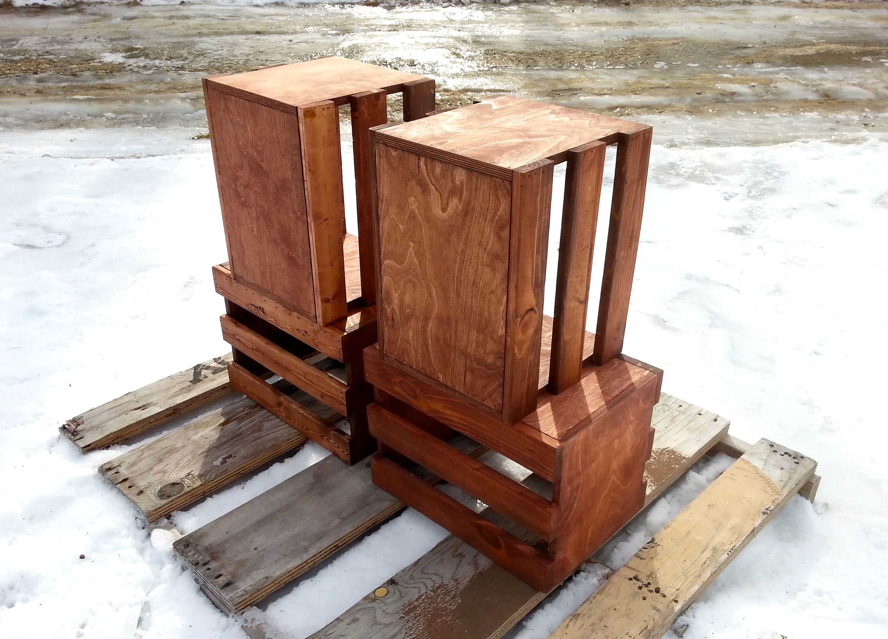 Buy Hand Made Crate, Shelf, Wood, Furniture, Rustic, Storage, made to