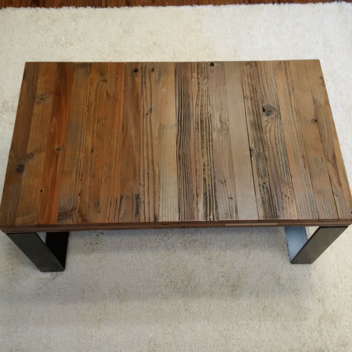 Buy Custom Reclaimed Barn Wood Coffee Table, made to order from Sweet ...