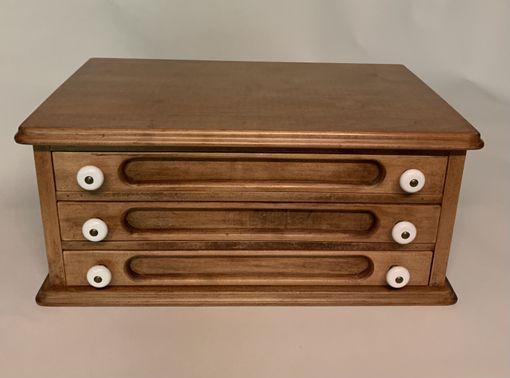 Custom Made Sewing Spool Chest