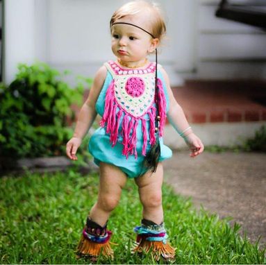 Custom Made Infant (Size 0-5 Only) Customized Gypsy Boots