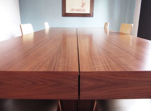 Custom Made Furnishings : Modern Walnut Dining Table