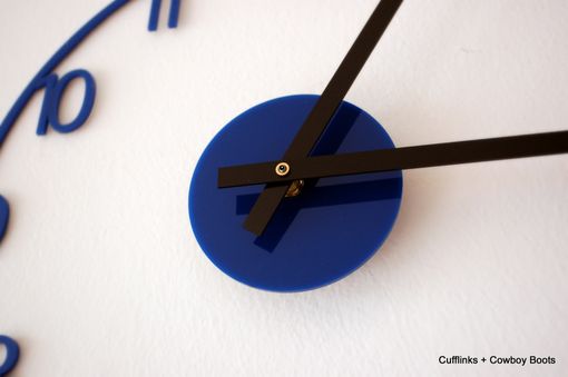 Custom Made Home Wall Decor - Wall Clock: Naked Clock In Acrylic Or Walnut