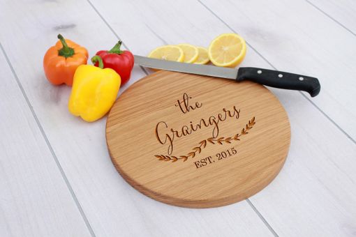Custom Made Personalized Cutting Board, Engraved Cutting Board, Custom Wedding Gift – Cbr-Wo-Graingers