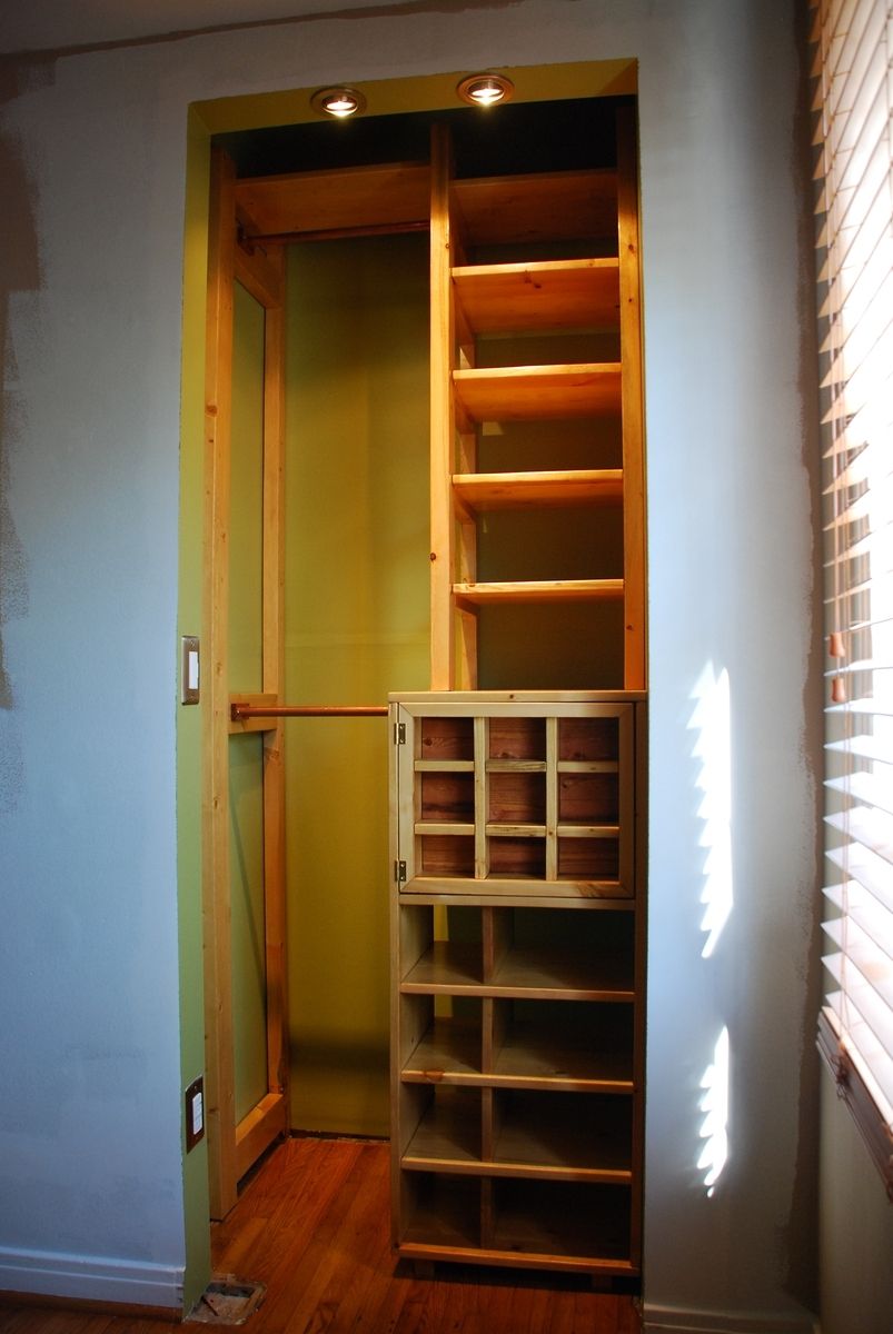 Hand Made Closet Insert by Discriminating Designs