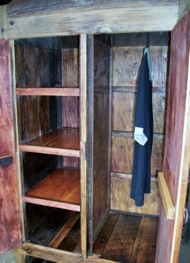 Custom Made Reclaimed Wood Armoire