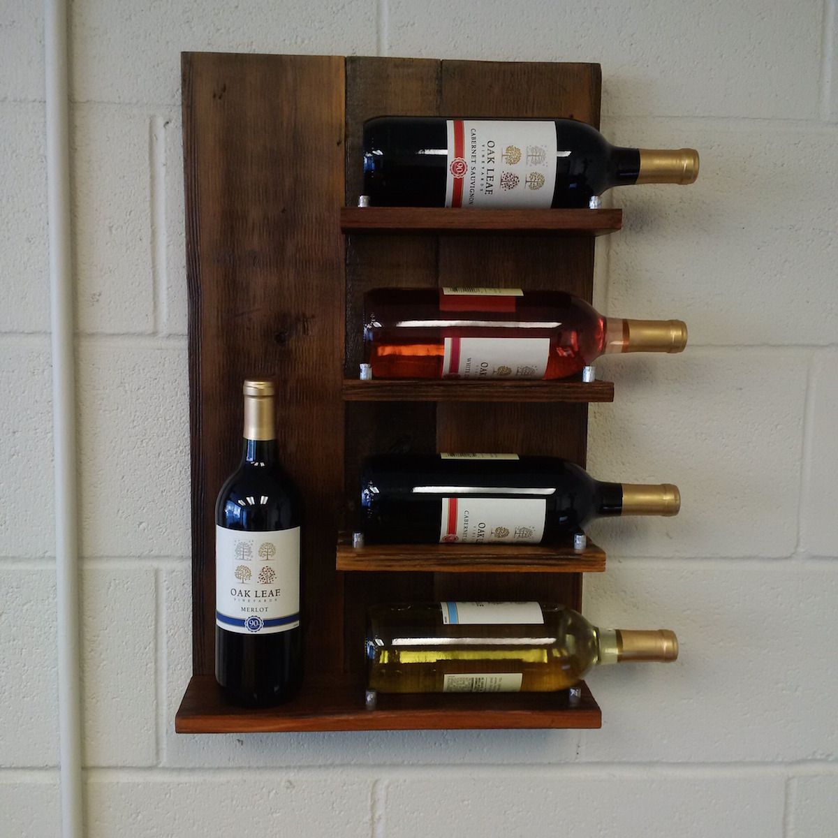 Buy Custom Made Reclaimed Wood Wine Rack, made to order from Sweet Redemption Design