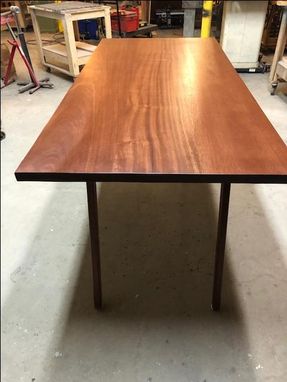 Custom Made Small Dining Table, Modern, Angled Legs, Ready-To-Go