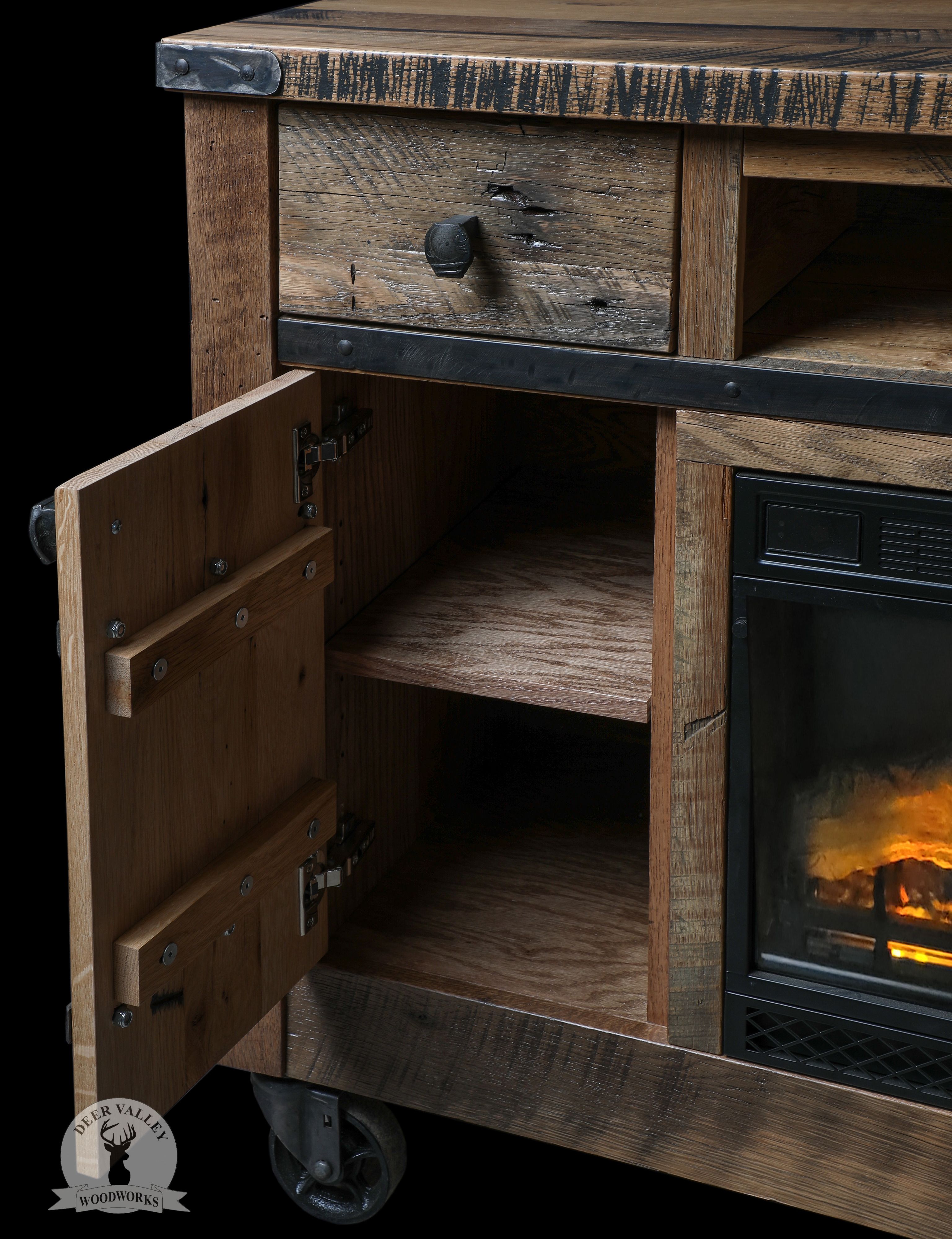 Buy Hand Made Reclaimed Barnwood Media Reclaimed Wood Media