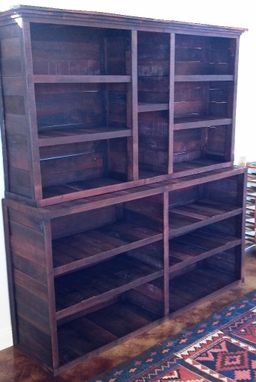 Custom Made Lemari - Chiffonier - Wine Barrel Oak Hutch