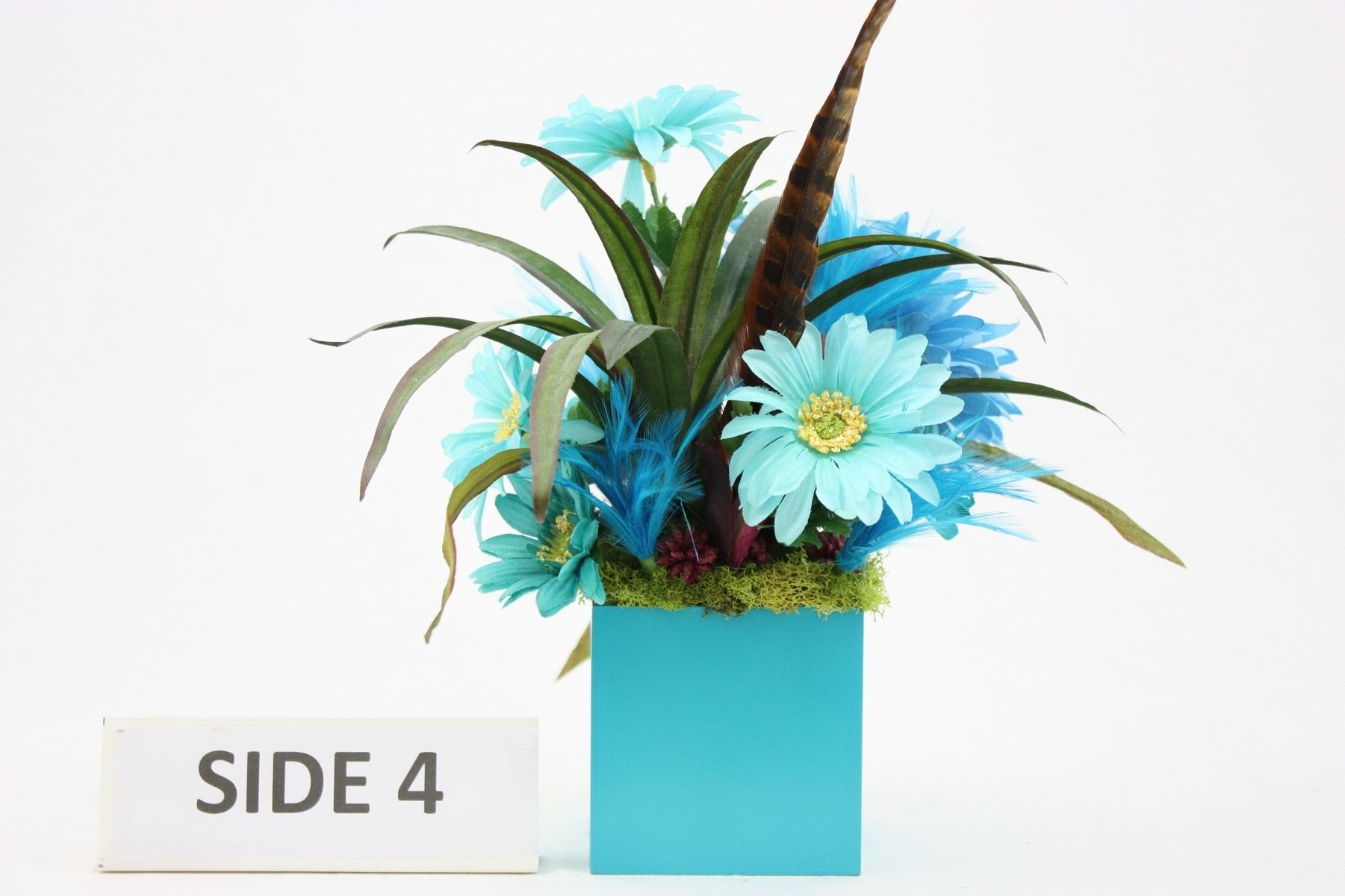 Handmade Unique Home Décor Silk Flower Arrangement, Coffee Table