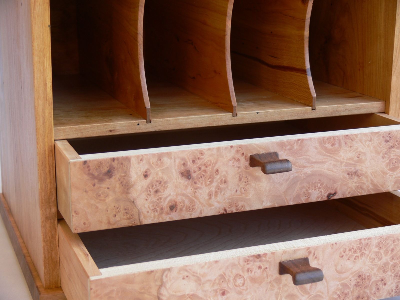 Custom Made Desk Top Mail Organizer by Iron Door Castle Designs