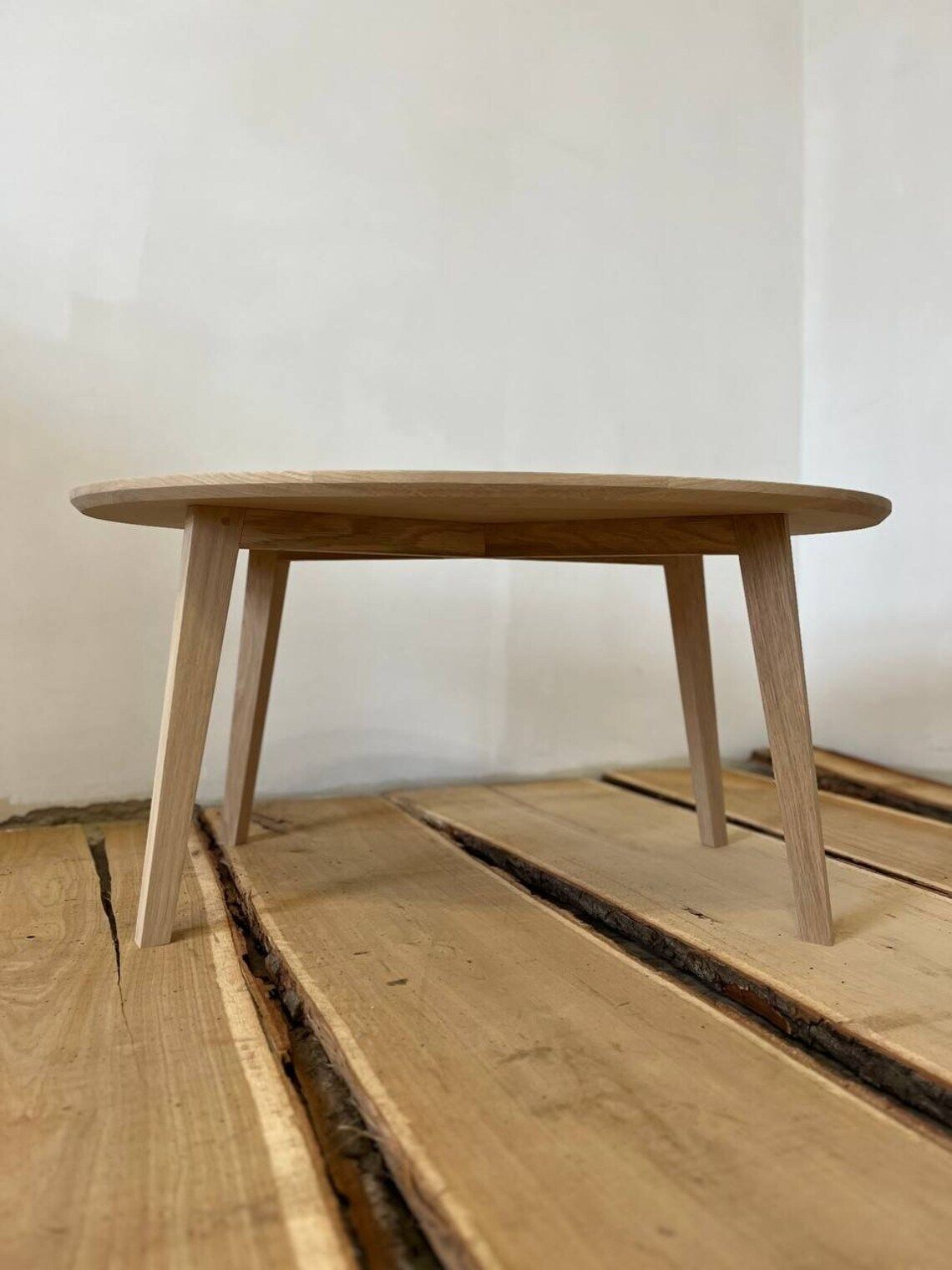 Buy Custom Oval Wood Coffee Table, made to order from group230