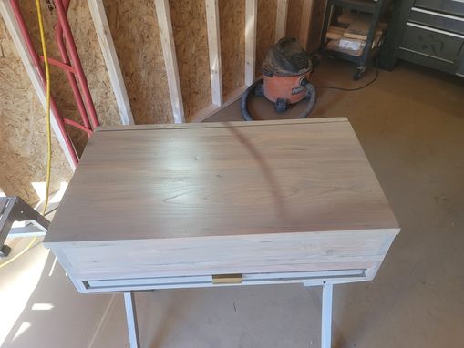 Custom Made Modern Spalted Maple Desk