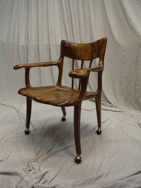 Custom Made Lyre Office Chair