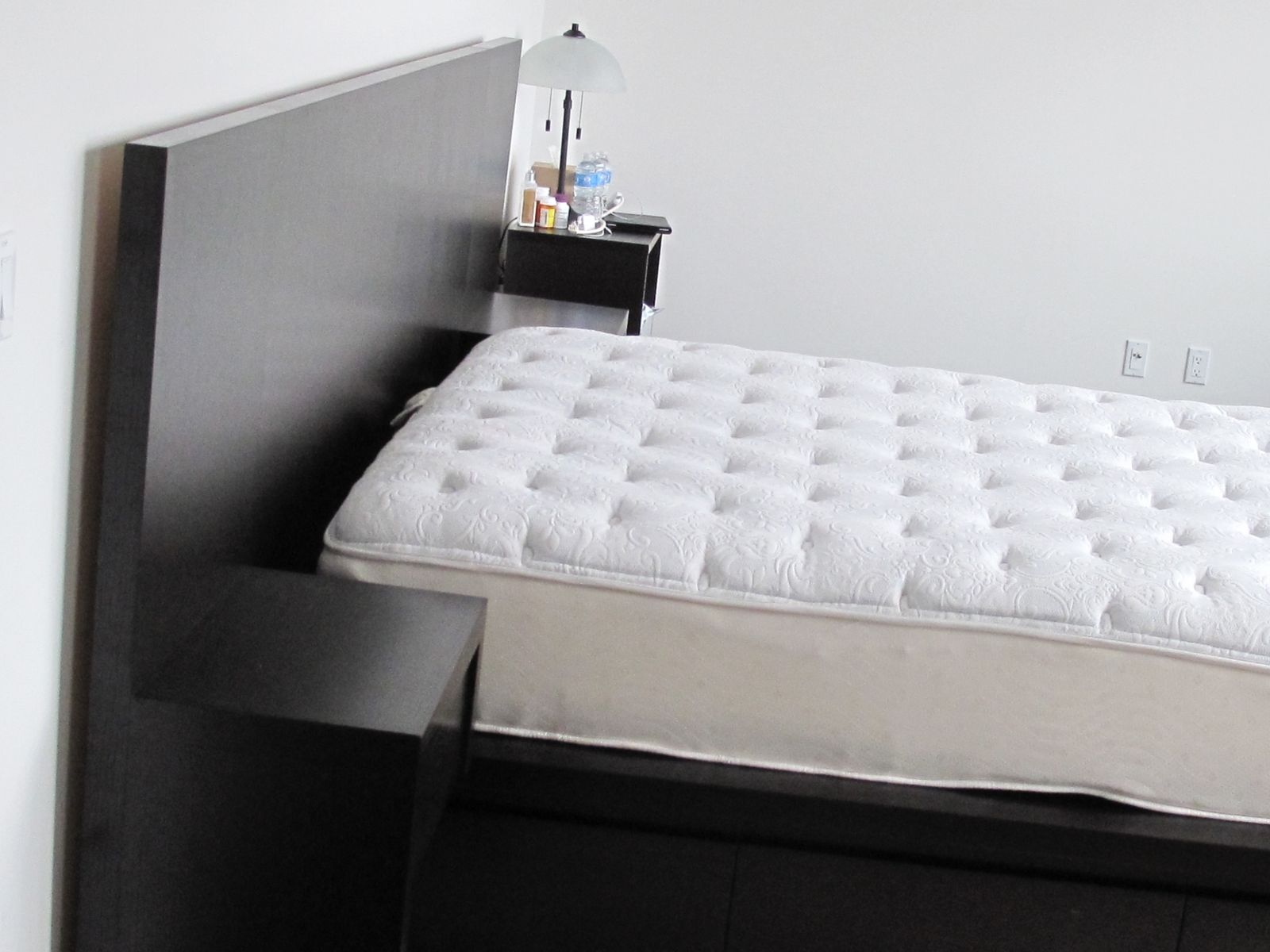 Custom Modern Espresso Bed With Storage by SahnLee Crafts, LLC