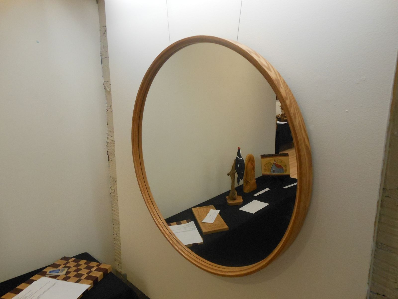 Hand Crafted Round Mirror Frame by K. H. Gunderson ...