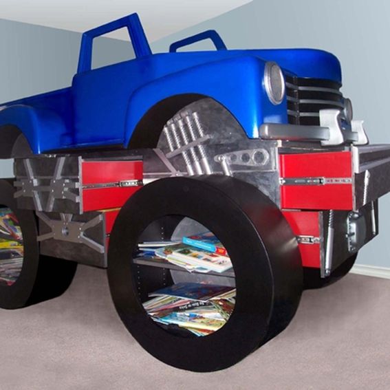 Hand Made Monster Truck Bed by Dst Studio