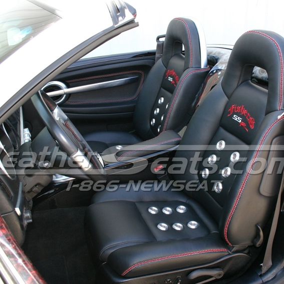 Hand Made Custom Chevrolet Ssr Italian Leather Interior by Leather ...