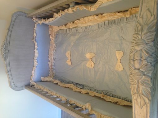 Custom Made Baby Boy's Blue Bliss Crib Bedding