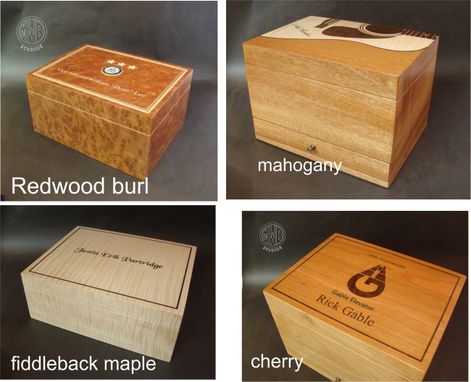 Custom Made Handcrafted Inlaid Humidor Hd75-1 With Free Shipping.