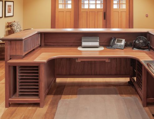Custom Made Eight Foot Reception Desk