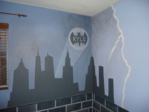 Custom Made Batman Mural