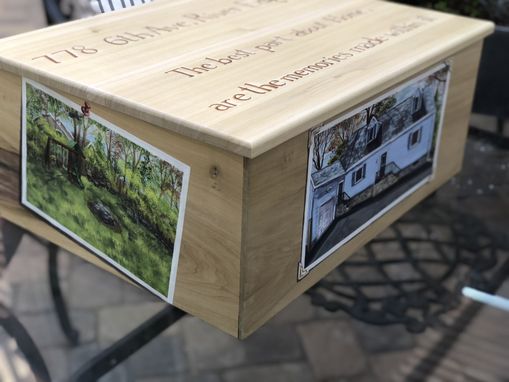 Custom Made Custom Painted Photorealistic Memory Box