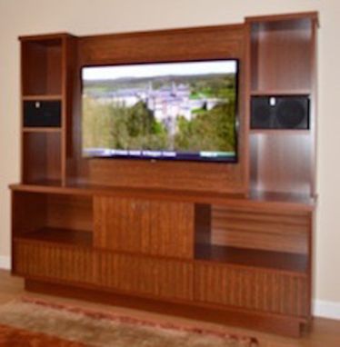 Custom Made Marquette Tv/Storage Display