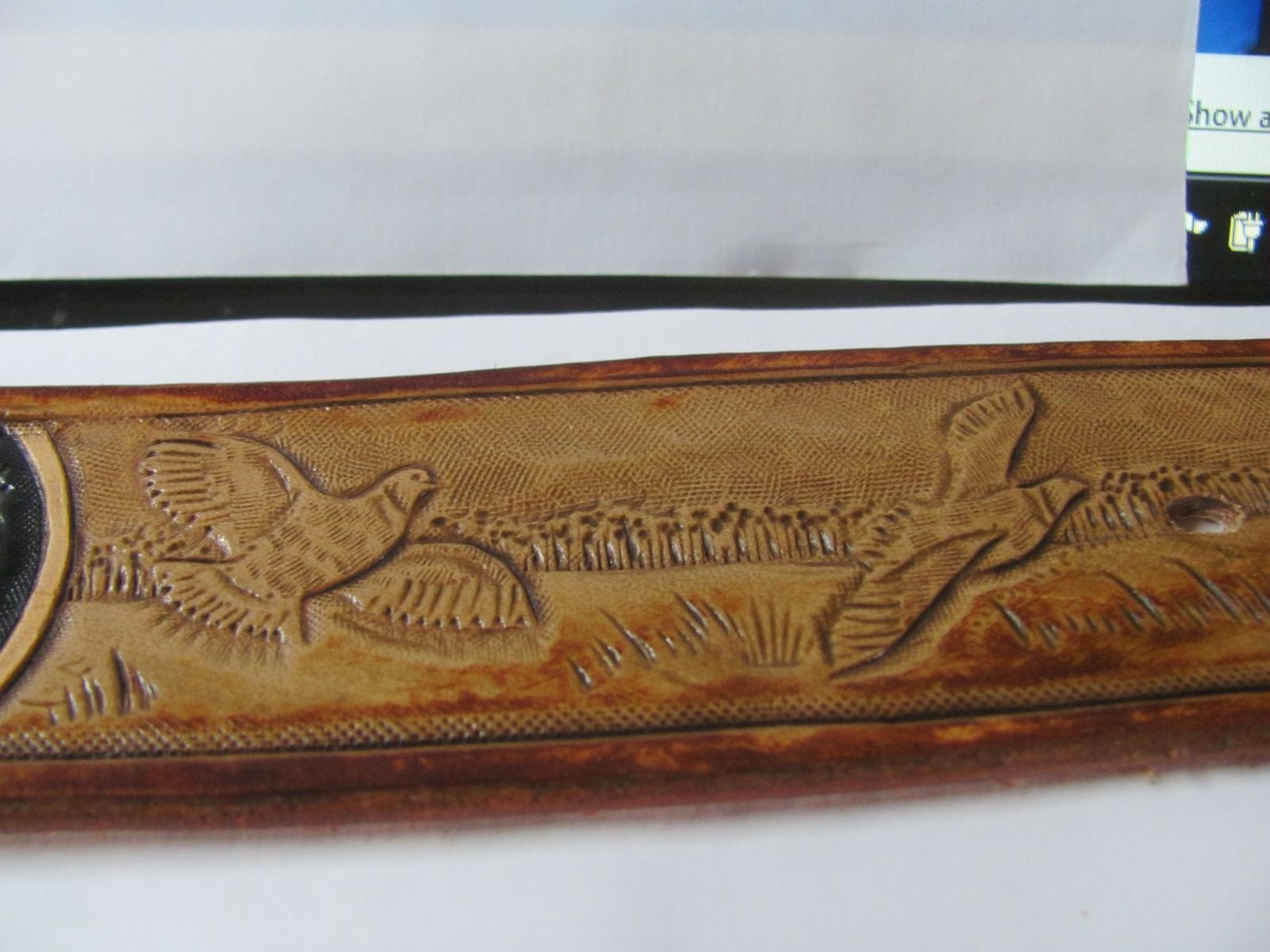 Hand Made Duck Quail Hunting Inspired Dog Collar by Reigle Custom