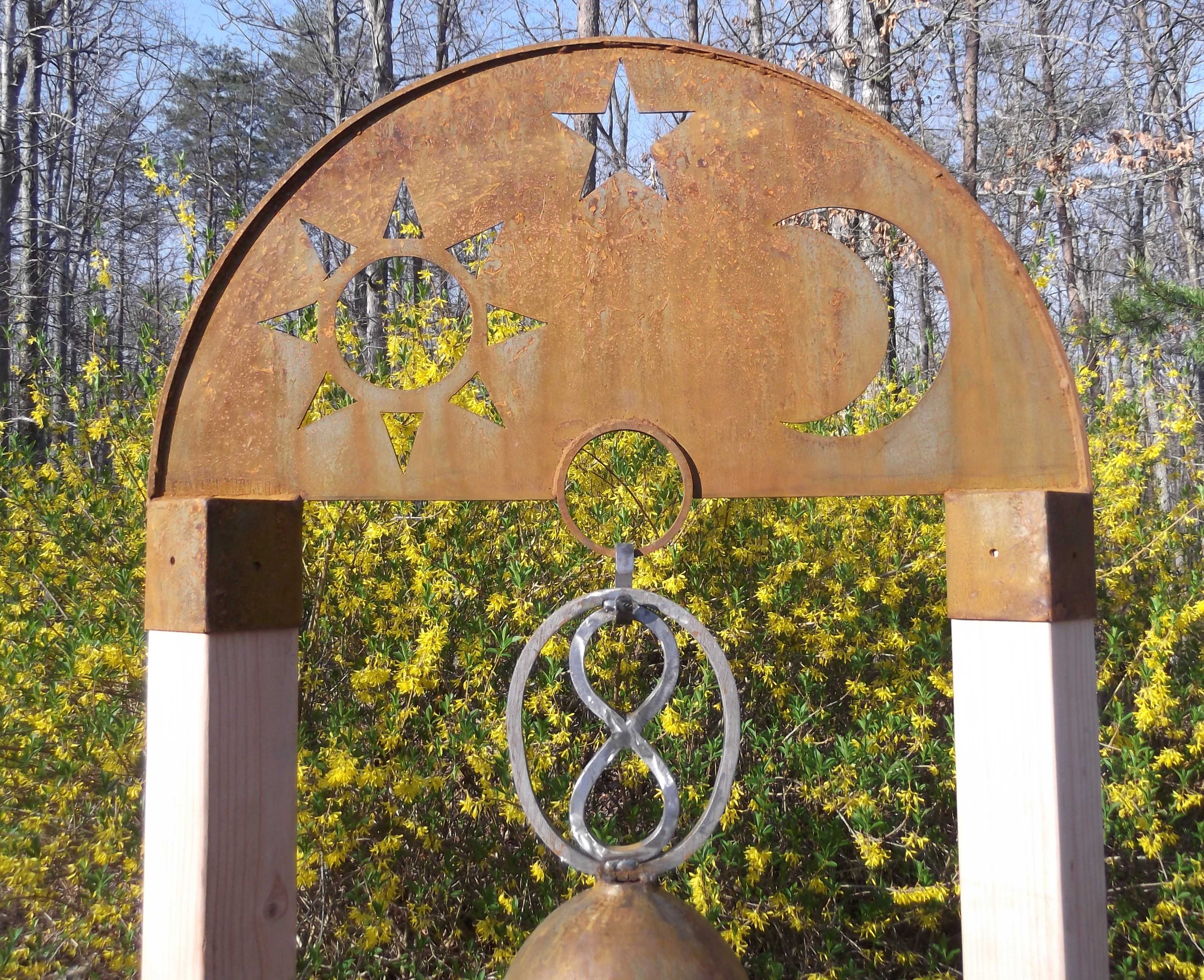 Custom Large Garden Bell Or Gong by PSA Custom Creations LLC