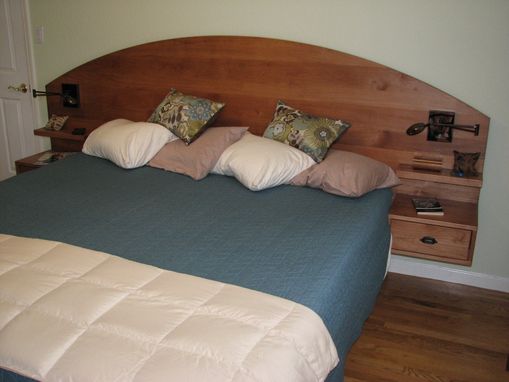 Custom Made Custom King Size Pedestal Bed With Drawers